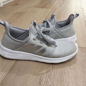 Adidas Light Gray Mesh Sneakers